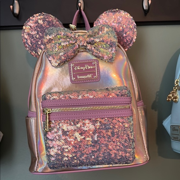 Loungefly Handbags - Loungefly iridescent Mini Bag with Sparkly Details